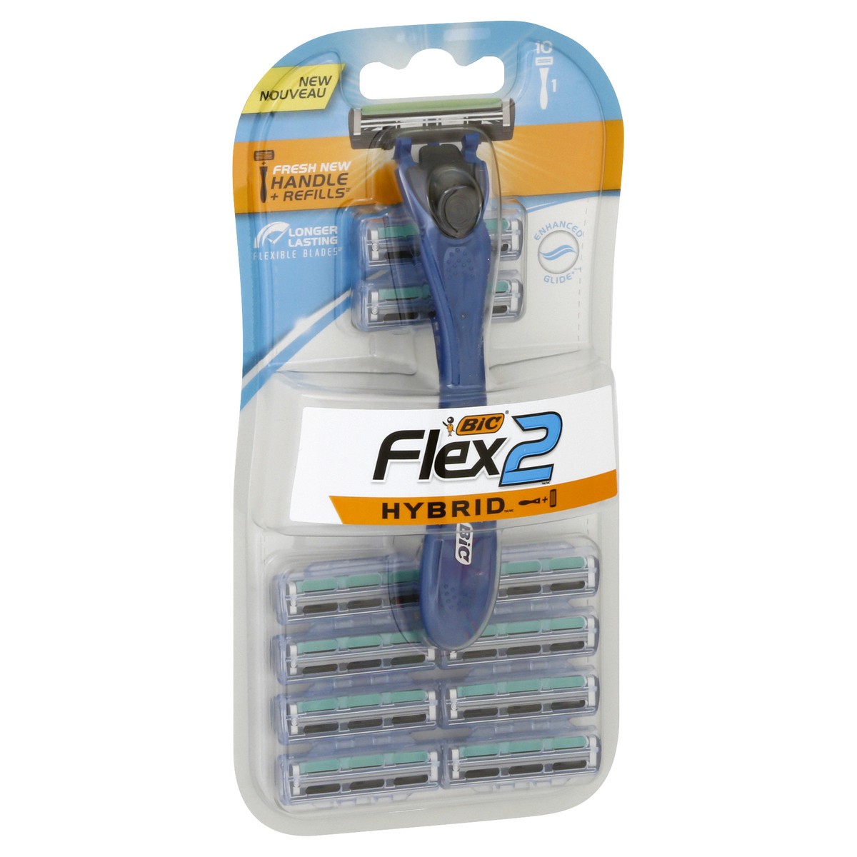 slide 8 of 11, Bic Usa Inc. Razor Set, Flex2, 1 ct