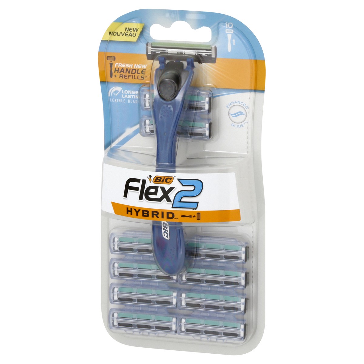 slide 10 of 11, Bic Usa Inc. Razor Set, Flex2, 1 ct