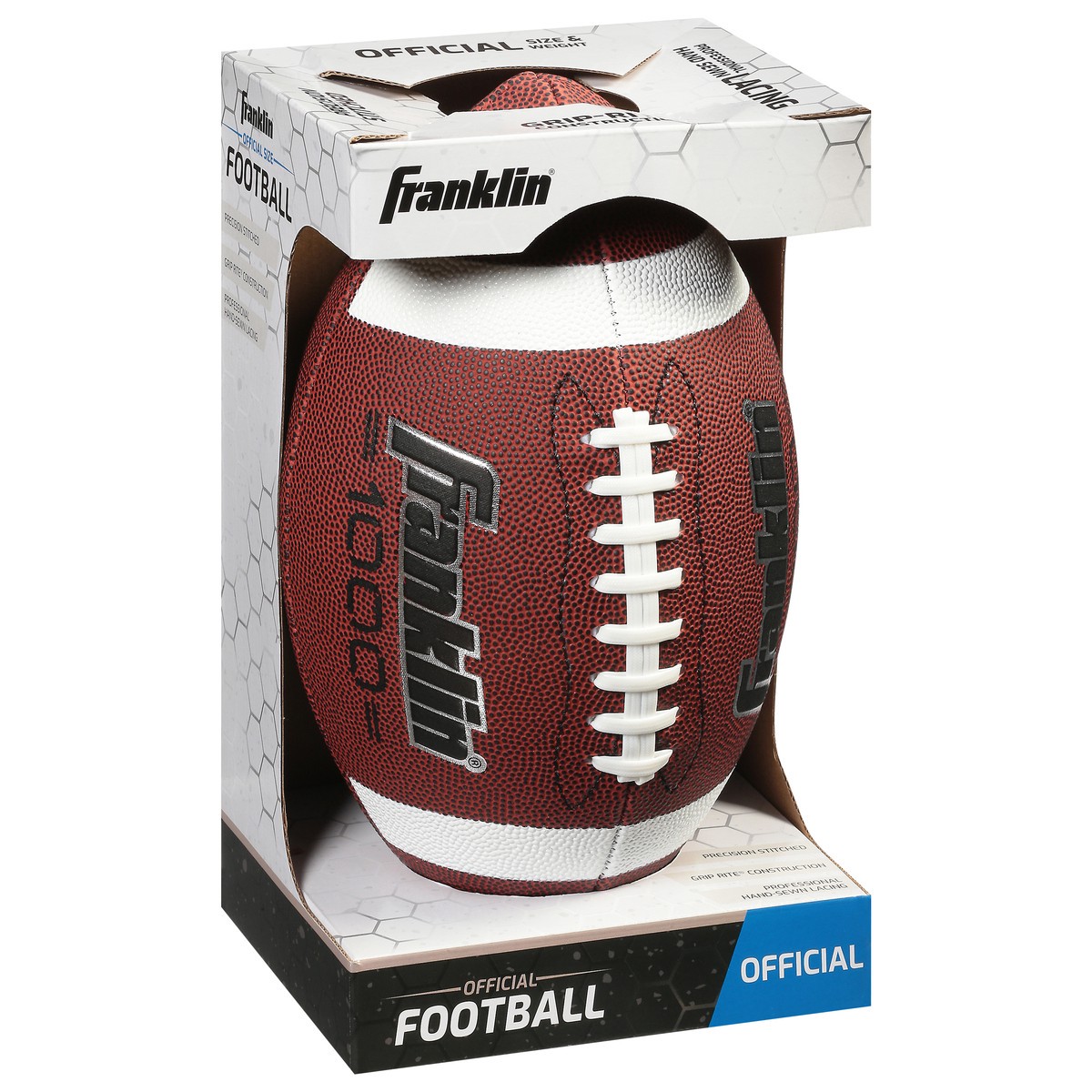 slide 2 of 9, Franklin Official Size Football 1 ea, 1 ct