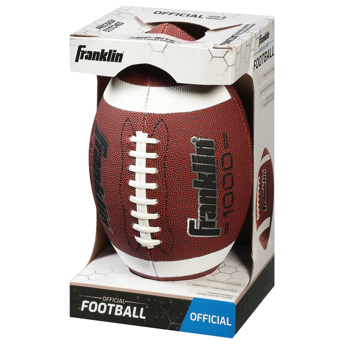 slide 3 of 9, Franklin Official Size Football 1 ea, 1 ct