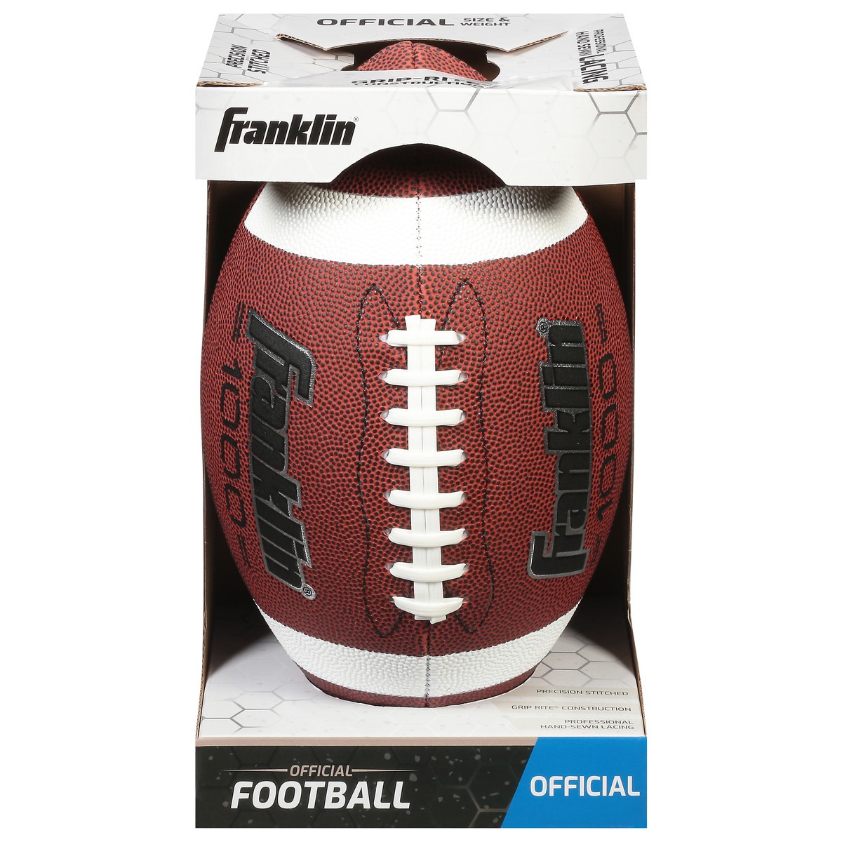 slide 1 of 9, Franklin Official Size Football 1 ea, 1 ct