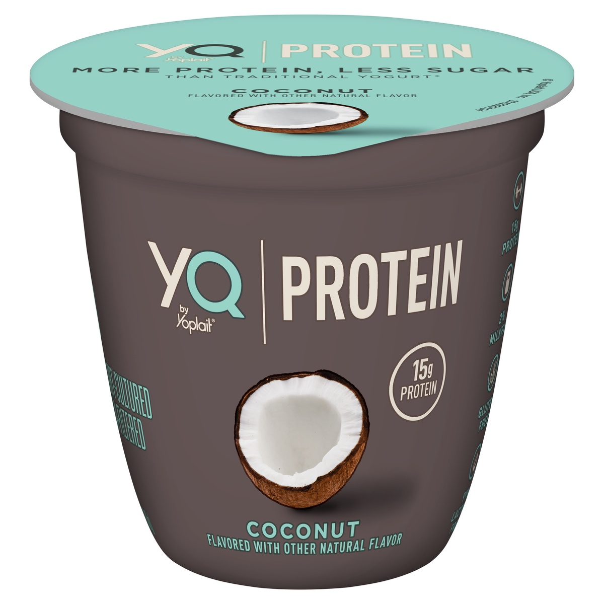slide 1 of 10, Yoplait Protein Ultra-Filtered Milk Coconut Yogurt-Cultured 5.3 oz, 5.3 oz