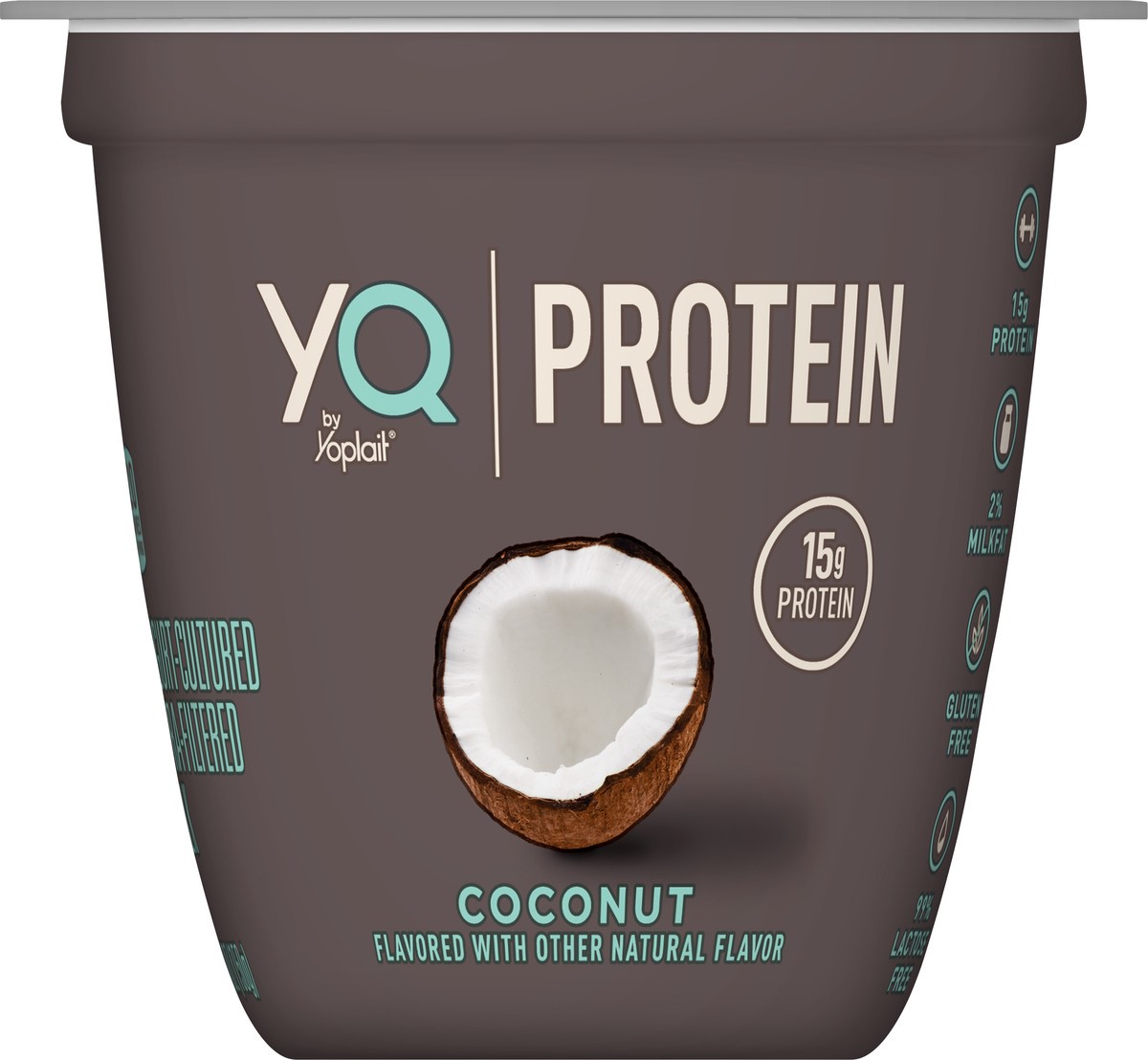 slide 1 of 10, Yoplait Protein Ultra-Filtered Milk Coconut Yogurt-Cultured 5.3 oz, 5.3 oz