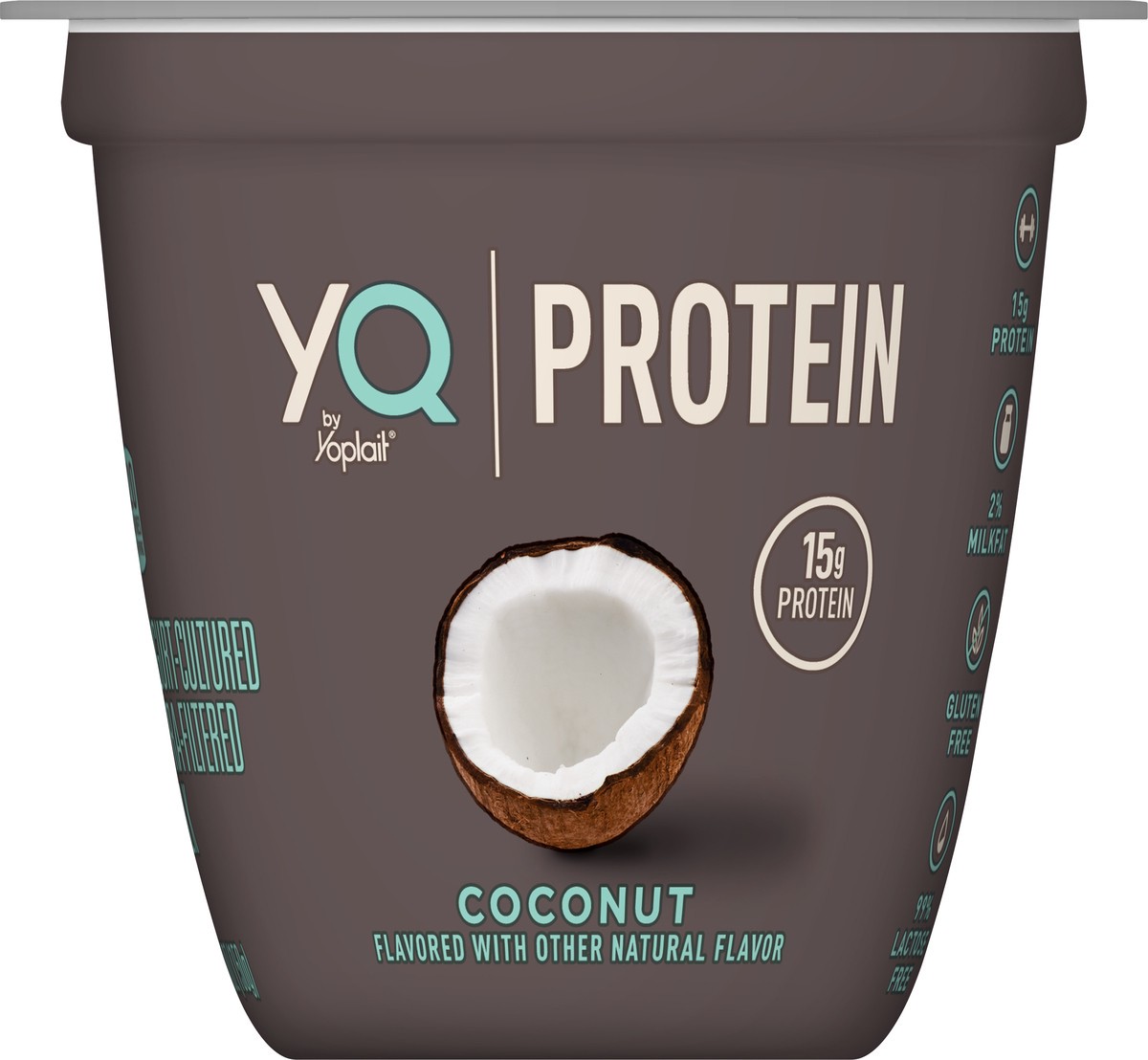 slide 9 of 10, Yoplait Protein Ultra-Filtered Milk Coconut Yogurt-Cultured 5.3 oz, 5.3 oz