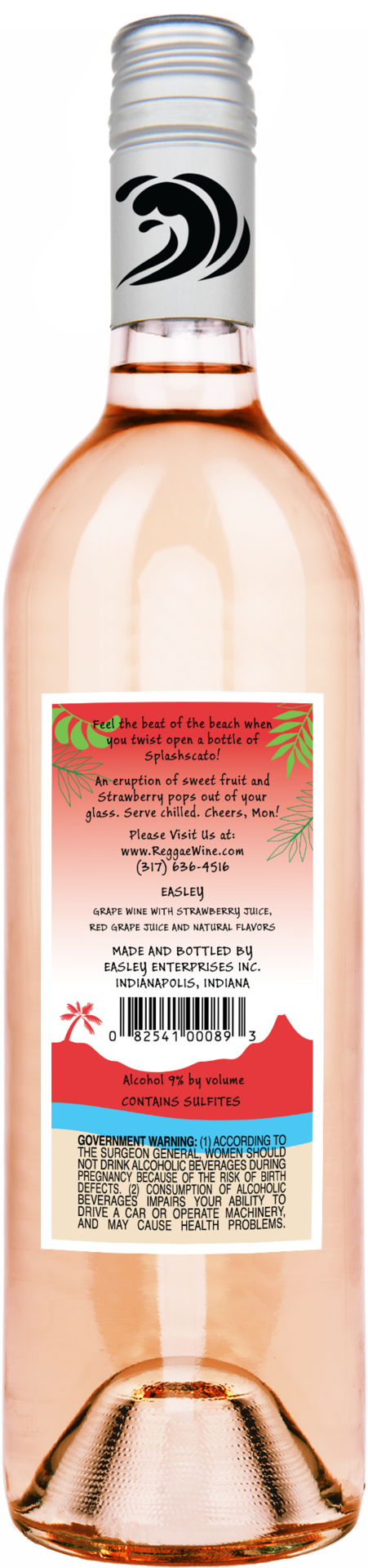 slide 2 of 2, Reggae Strawberry Splashcato, 750 ml
