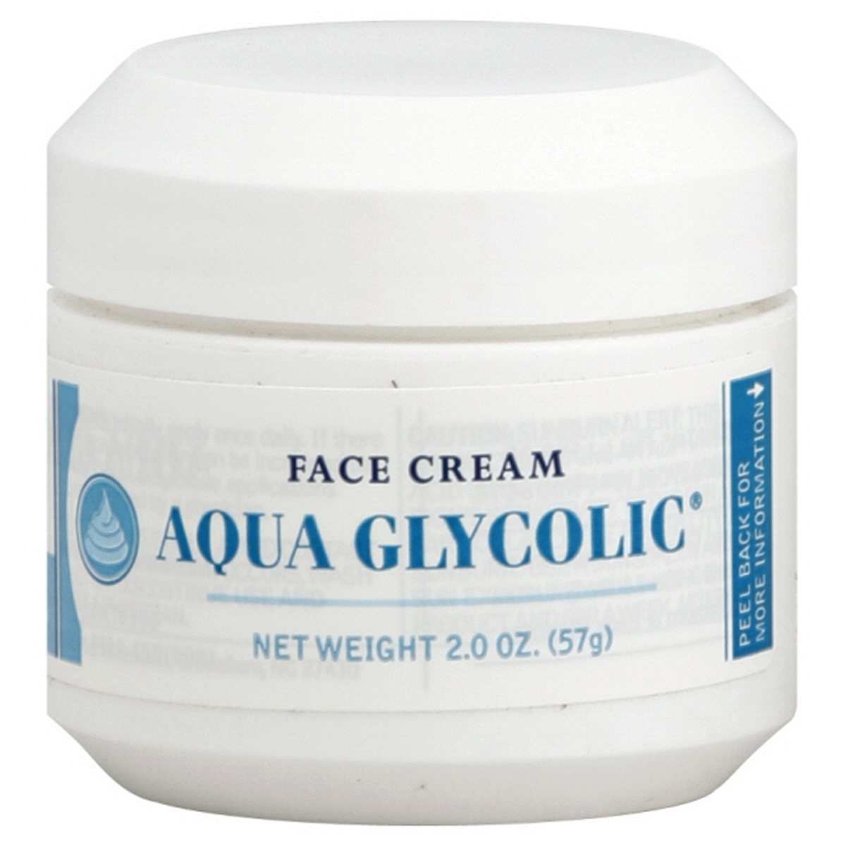 slide 1 of 1, Aqua Glycolic Face Cream, 2 oz