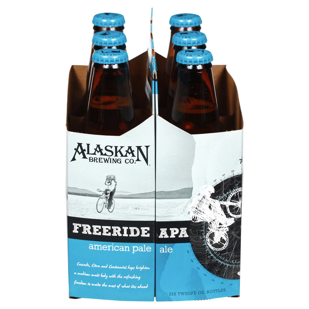 slide 2 of 5, Alaskan Freeride Pale Ale Bottles, 6 ct; 12 oz