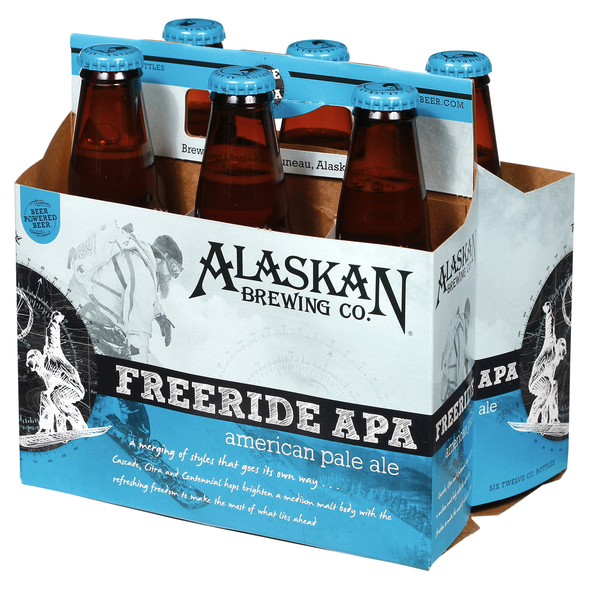 slide 5 of 5, Alaskan Freeride Pale Ale Bottles, 6 ct; 12 oz