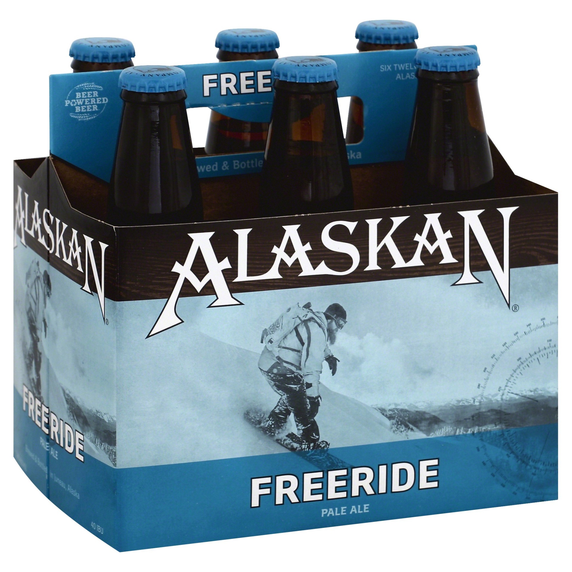 slide 1 of 5, Alaskan Freeride Pale Ale Bottles, 6 ct; 12 oz