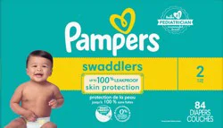 Pampers Swaddlers Diapers Size 2 84 Count