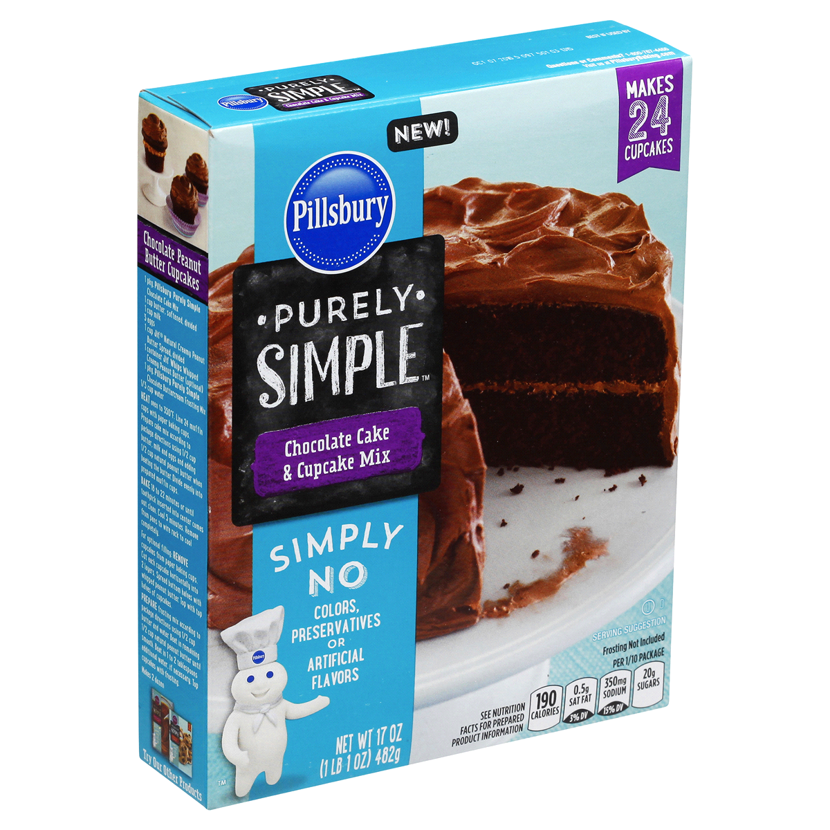 Pillsbury Chocolate Cakes Mix 17 oz Shipt