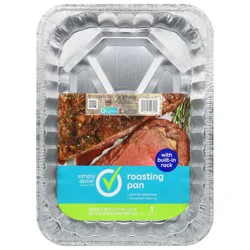 Simply Done Roasting Pan with Built-In Rack - 1 pc