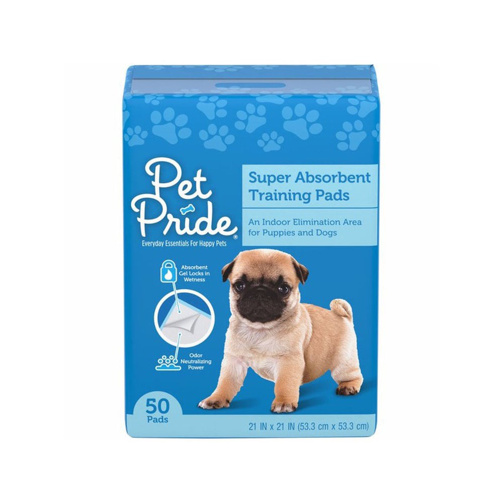 slide 1 of 1, Pet Pride Super Absorbant Training Pads, 50 ct