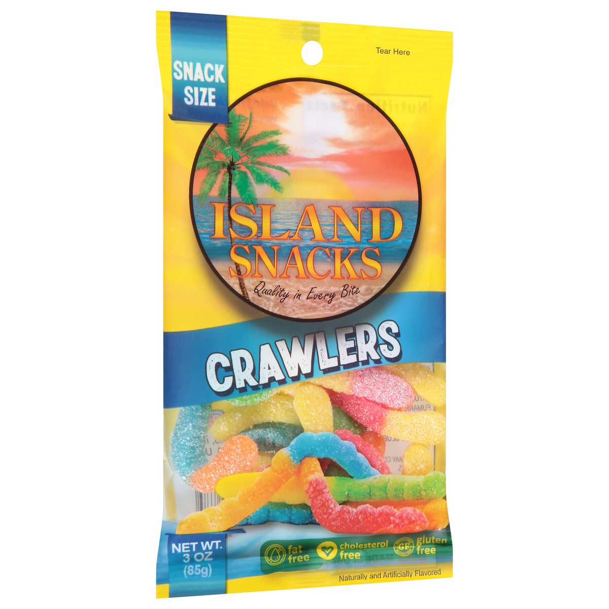 slide 2 of 9, Island Snacks Crawlers Snack Size 3 oz, 3 oz