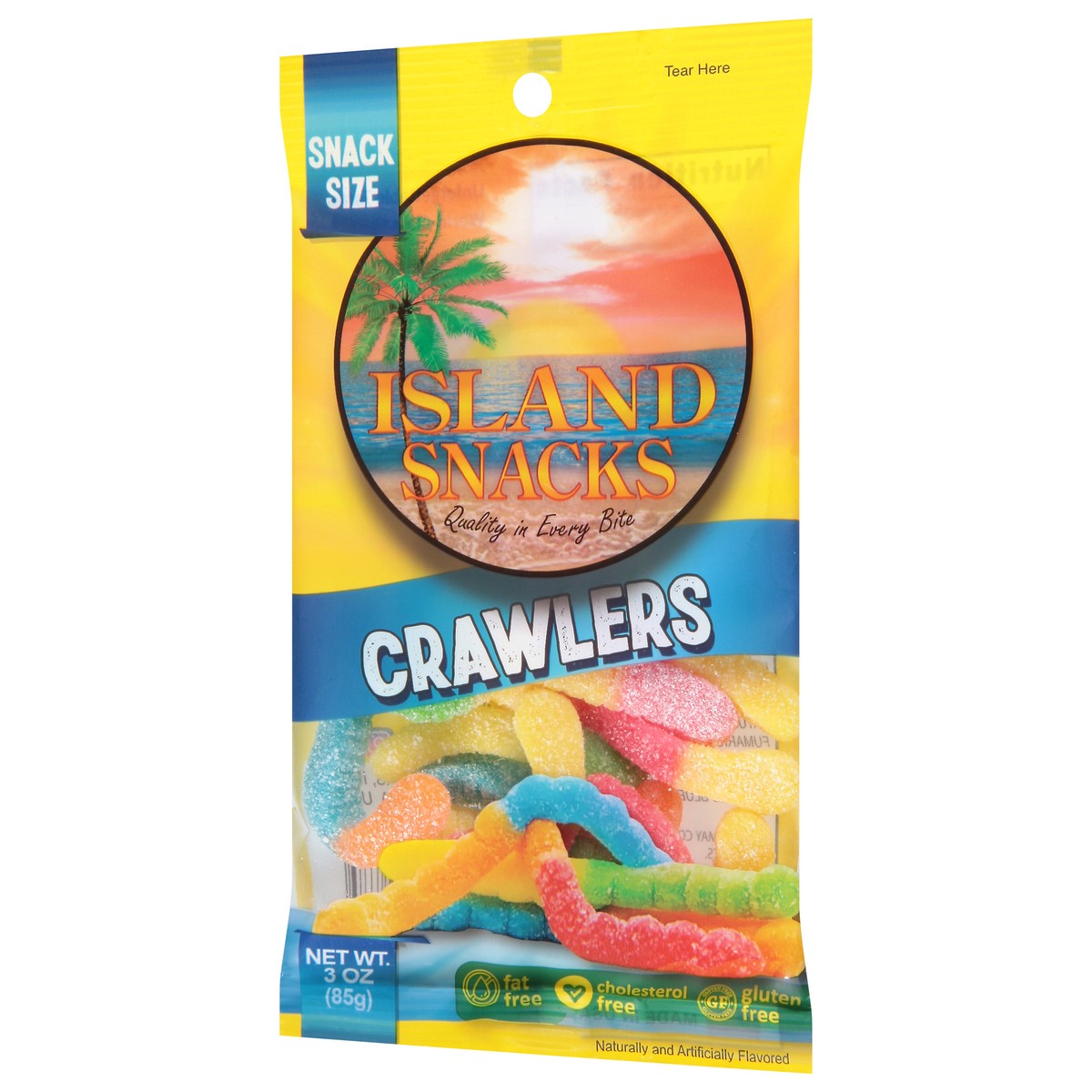 slide 4 of 9, Island Snacks Crawlers Snack Size 3 oz, 3 oz