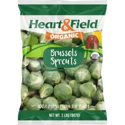 Heart & Field Organic Brussels Sprouts - Whole