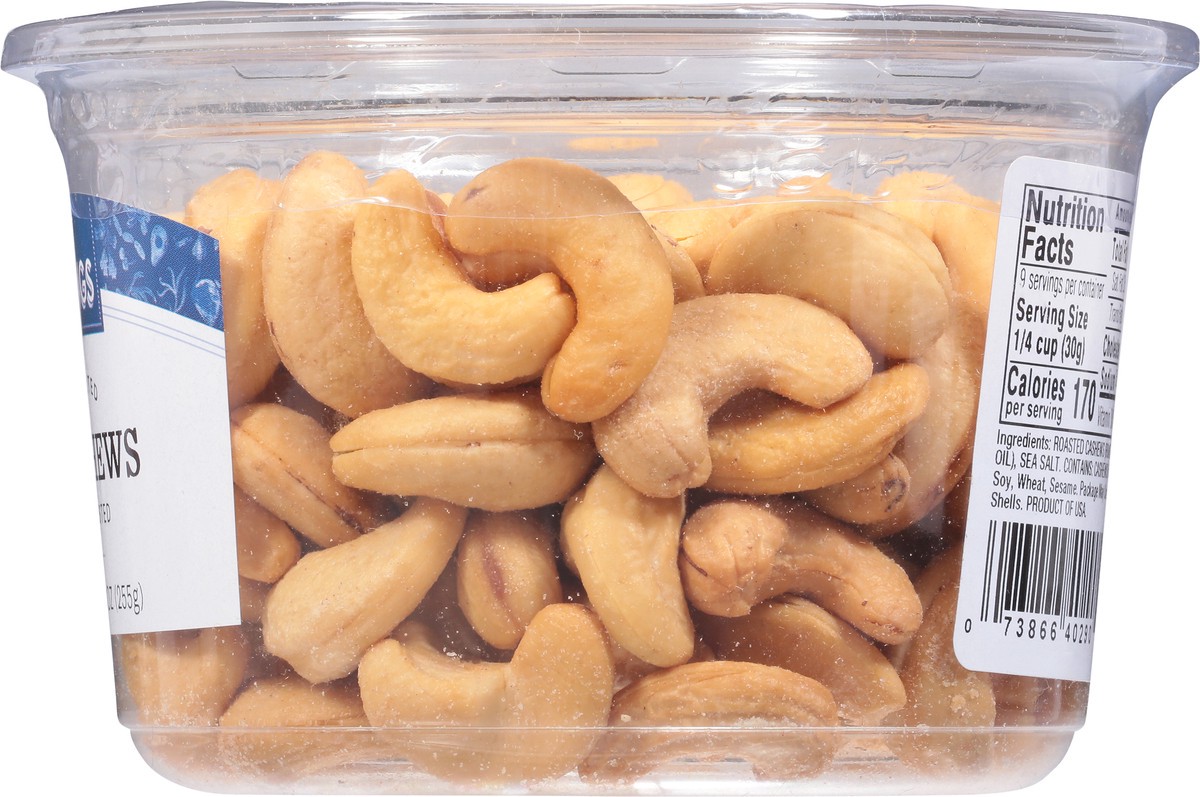 slide 9 of 13, Kn Cashews Salted - 9 OZ, 9 oz