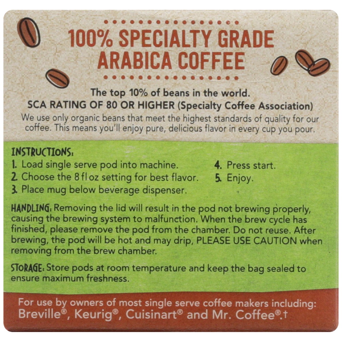 slide 2 of 12, Full Circle Market Medium Roast Colombian Supremo 100% Arabica Coffee Single Serve Pods, 3.59 oz