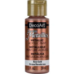 DecoArt Dazzling Metallics, Rose Gold