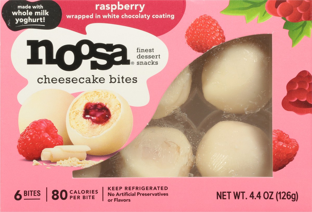 slide 4 of 9, Noosa Finest 6 Bites Raspberry Cheesecake Bites 6 ea, 6 ct