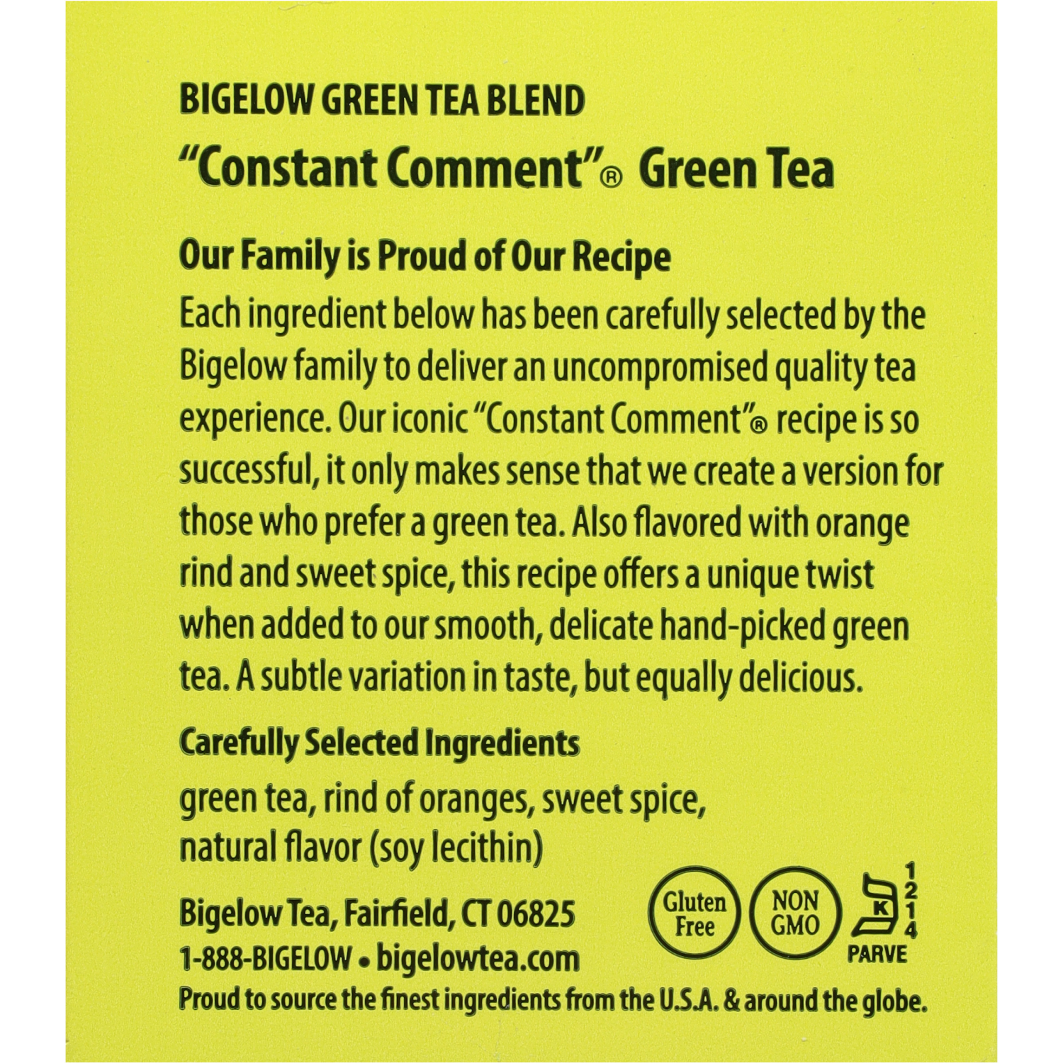slide 6 of 6, Bigelow Black Tea, Constant Comment, Tea Bags, 20 ct; 1.18 oz