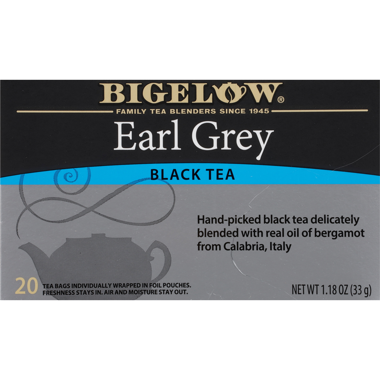 slide 1 of 5, Bigelow Black Tea, Earl Grey, Tea Bags, 20 ct