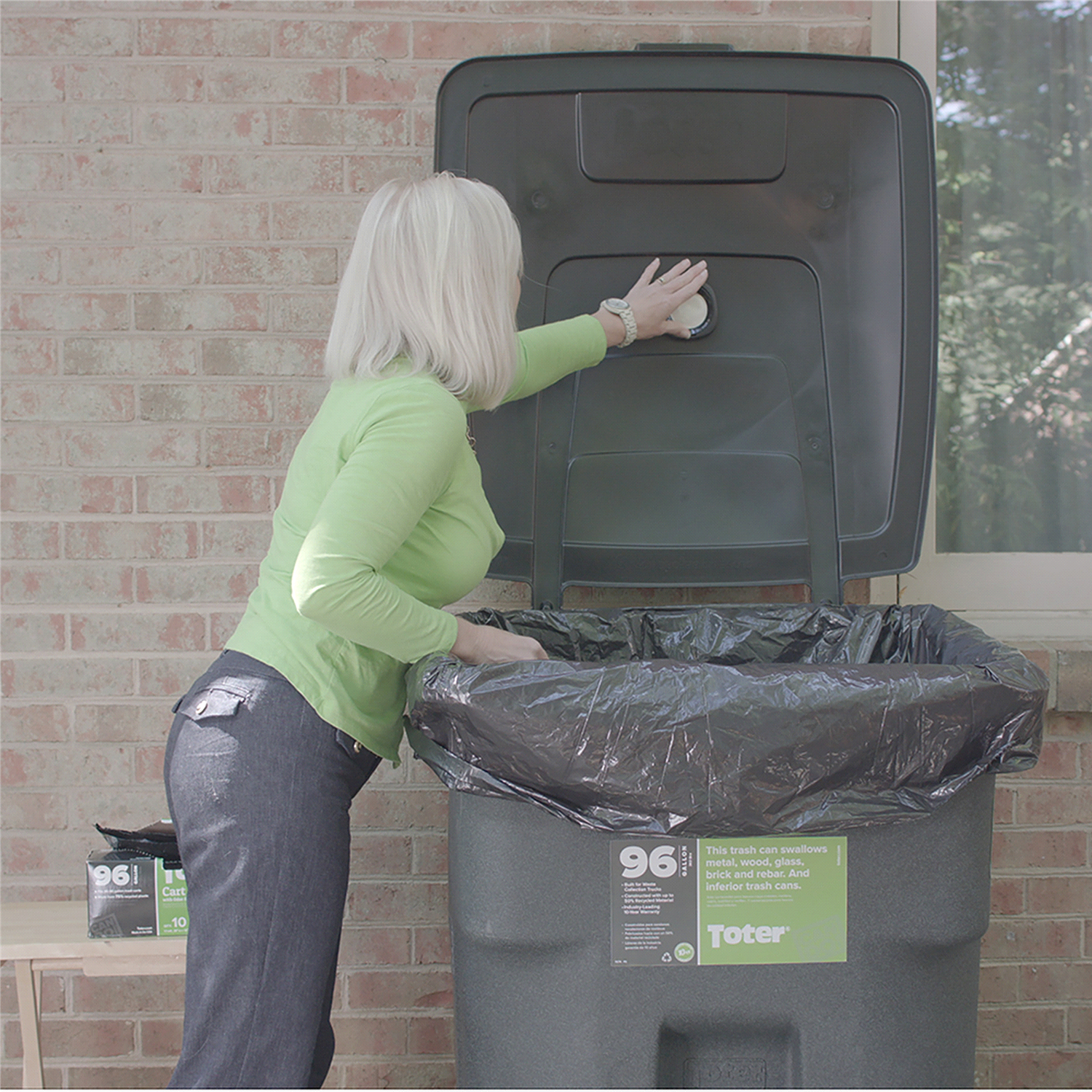 slide 2 of 3, Toter PowerFresh Trash Can Odor Eliminator, 1 ct