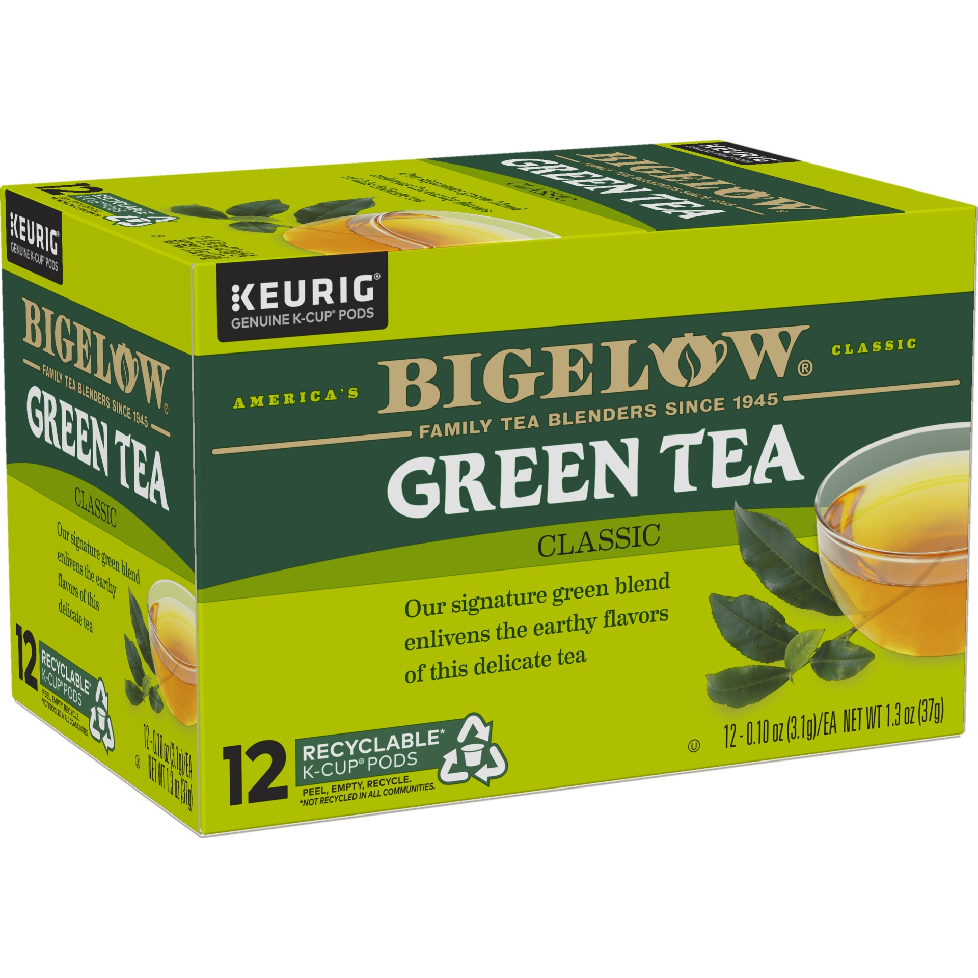 slide 2 of 4, Bigelow Green Tea K-Cup, 12 ct