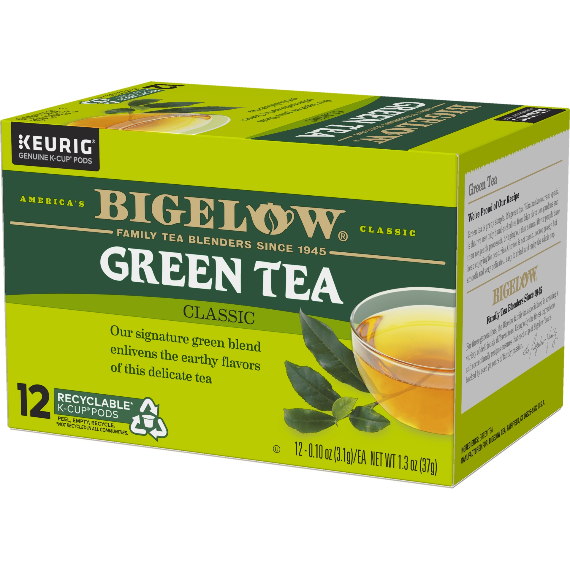 slide 3 of 4, Bigelow Green Tea K-Cup, 12 ct