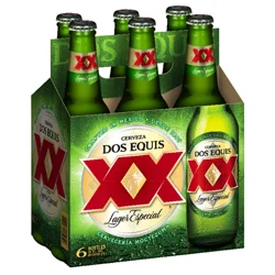 Dos Equis Lager Especial Beer 6 - 12 fl oz Bottles