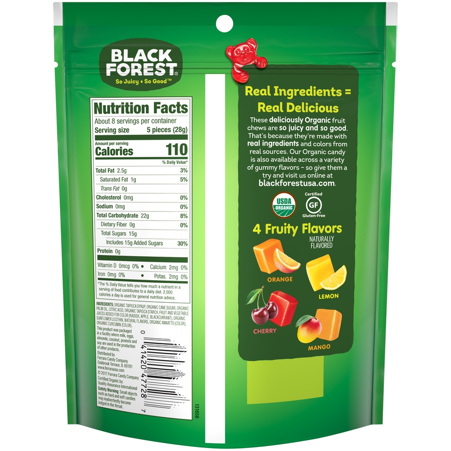 slide 2 of 2, Black Forest Organic Fruity Chews, 8 oz