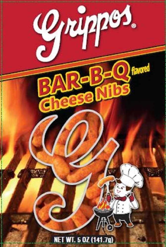 slide 1 of 1, Grippos Grippo Bbq Cheese Nibs, 5 oz