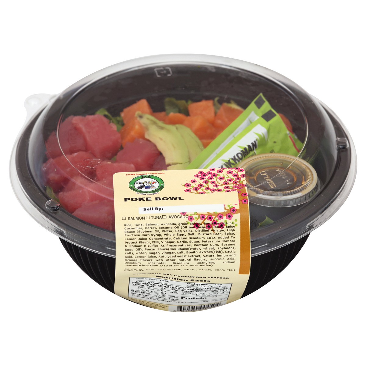slide 2 of 3, ACE Sushi Poke Bowl 12 oz, 12 oz