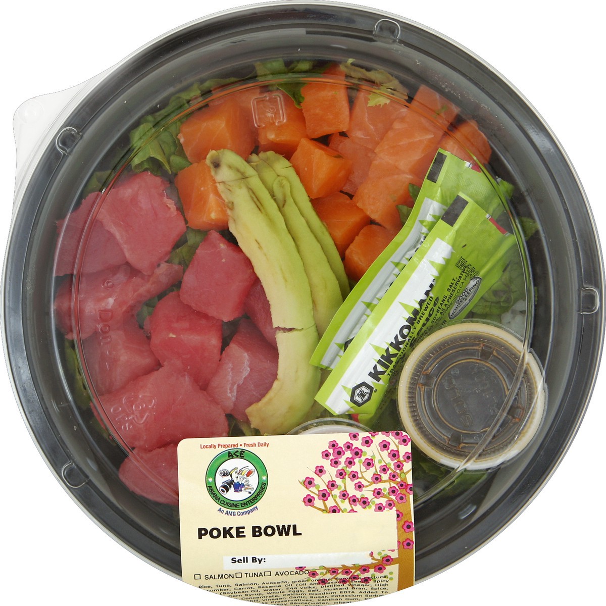 slide 1 of 3, ACE Sushi Poke Bowl 12 oz, 12 oz