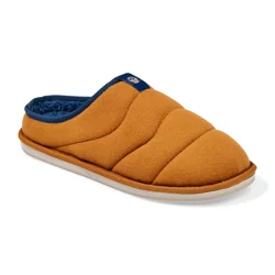 Dockers Men Puffer Slipper Brown Size 10