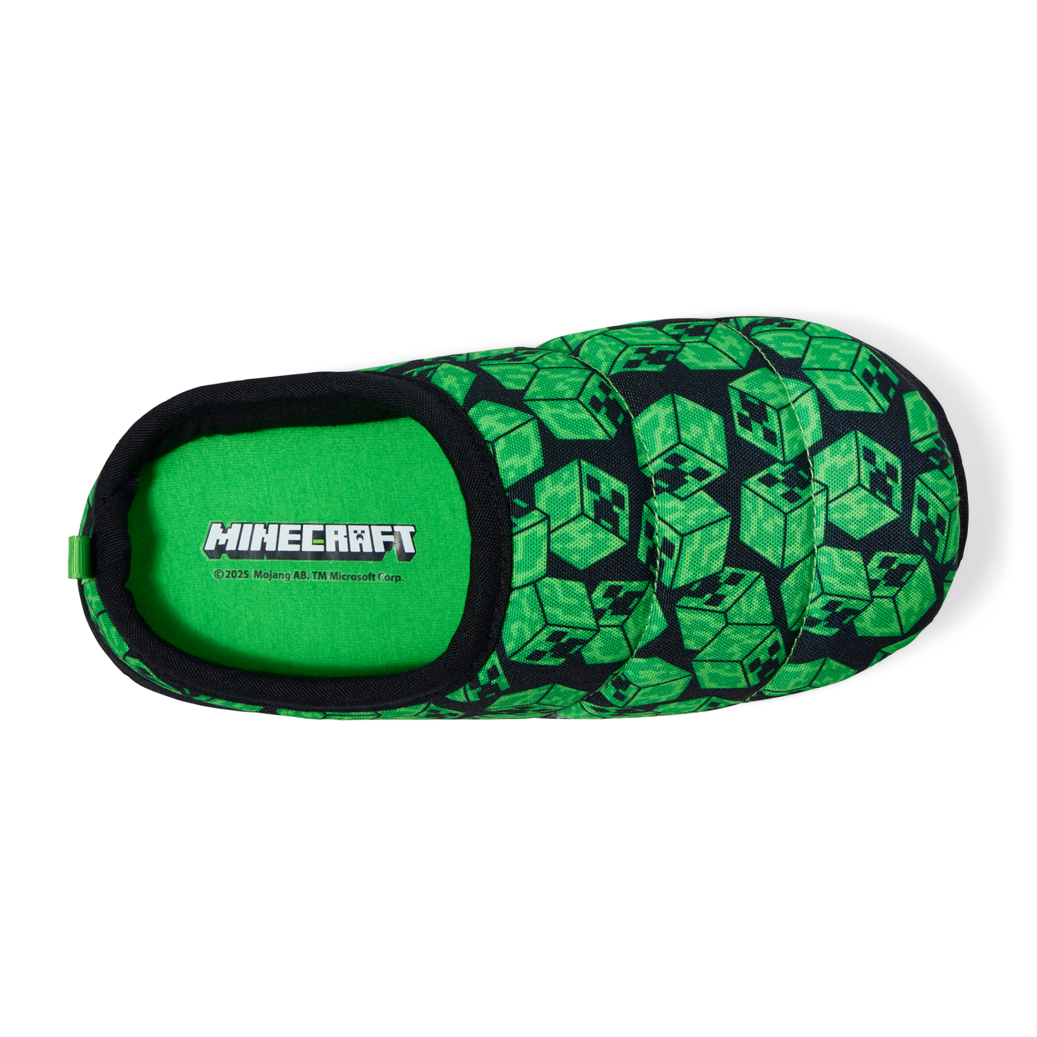 slide 6 of 6, Minecraft Slipper Boy Green 13/1, 13/1