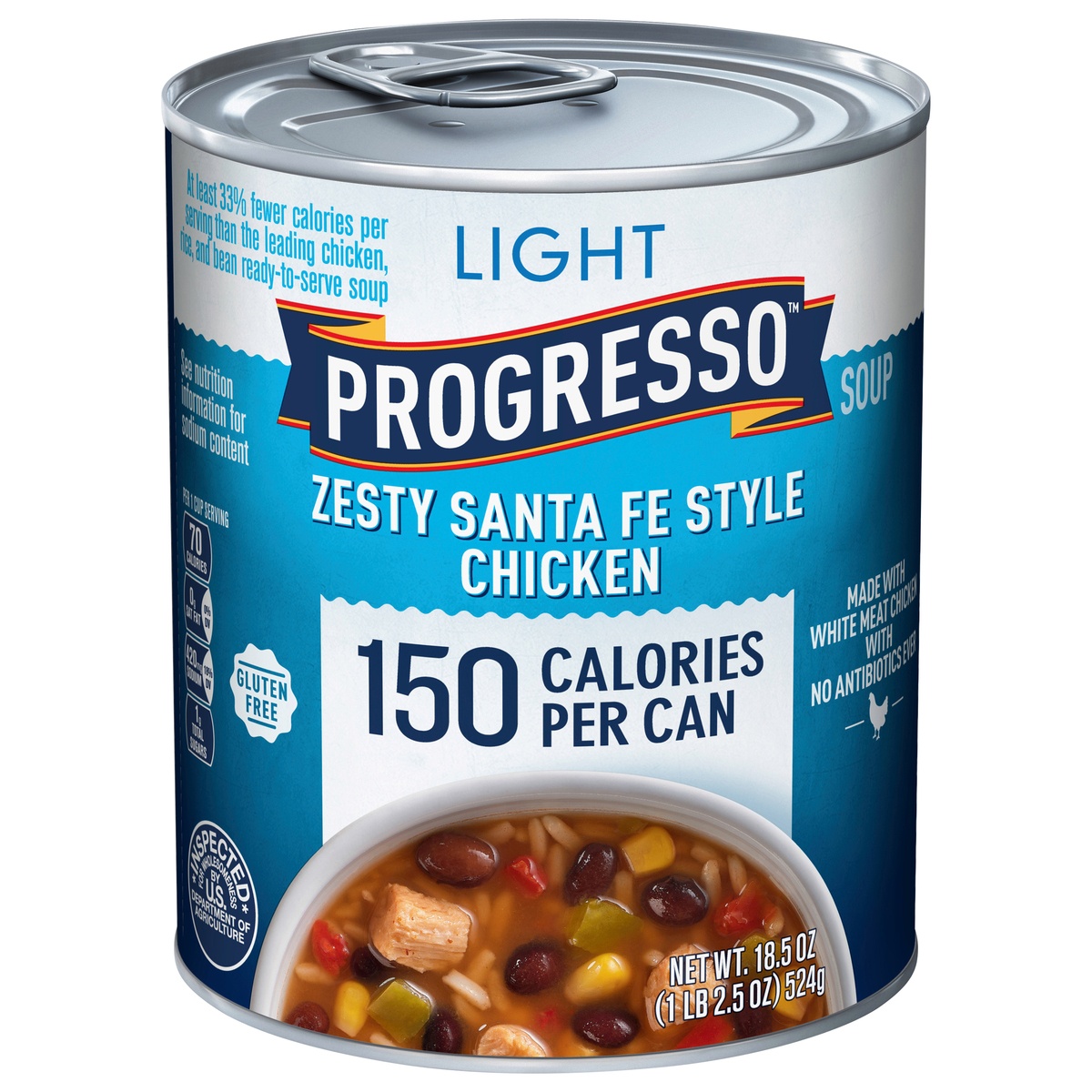 slide 1 of 1, Progresso Light Zesty Santa Fe Style Chicken SoupCan, 18.5 oz