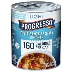 Progresso Light, Zesty Santa Fe Style Chicken Soup, Gluten Free, 18.5 oz.