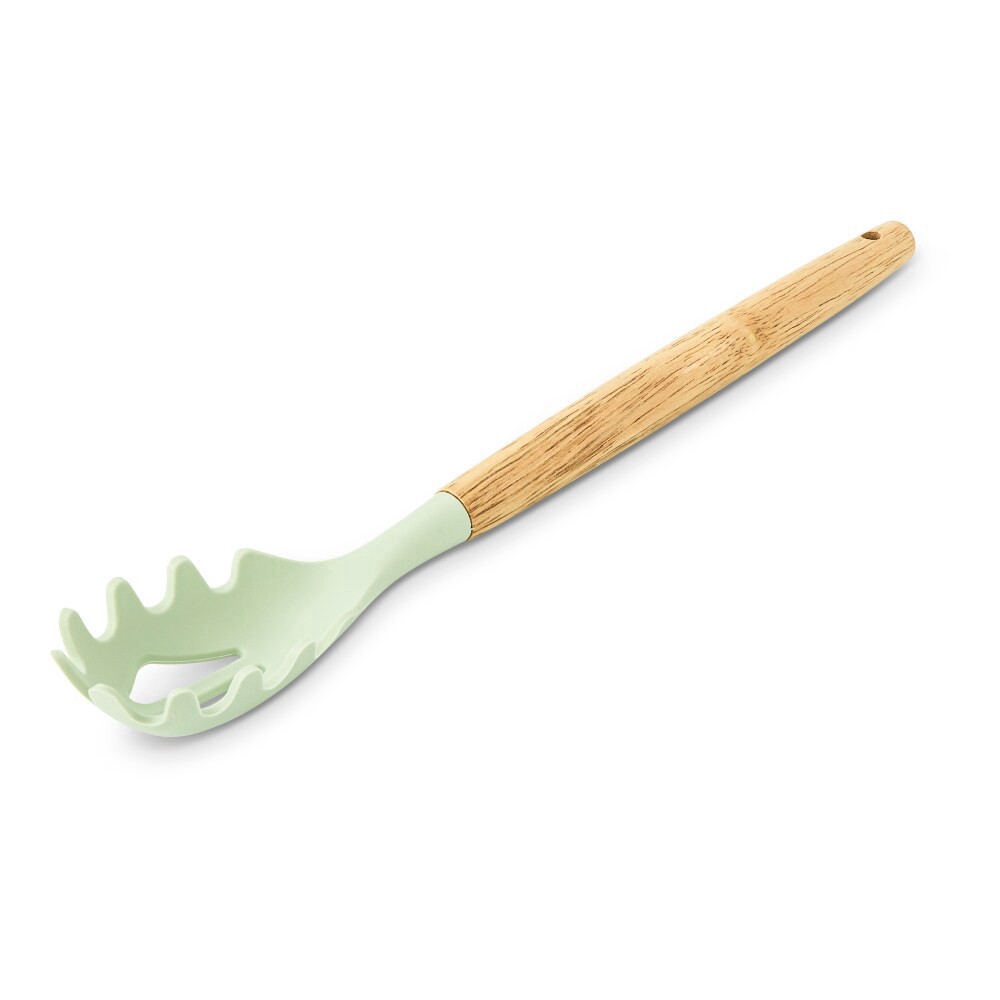 slide 2 of 3, Core Kitchen Silicone Spaghetti Spoon - Sage, 1 ct