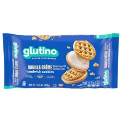 Glutino Gluten Free Vanilla Crème Flavored Sandwich Cookies, 10.5 oz.