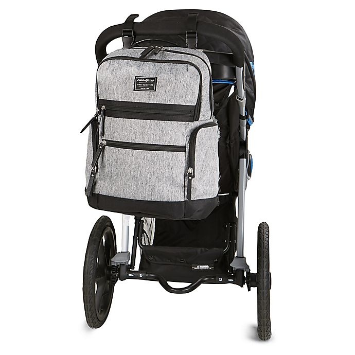 slide 3 of 12, Eddie Bauer Sport Traveler Diaper Backpack - Grey, 1 ct