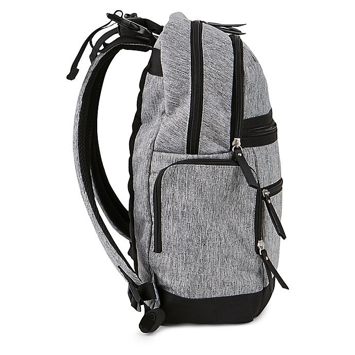 slide 6 of 12, Eddie Bauer Sport Traveler Diaper Backpack - Grey, 1 ct