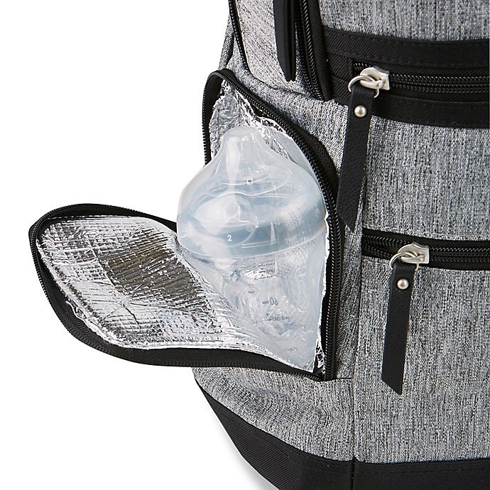 slide 7 of 12, Eddie Bauer Sport Traveler Diaper Backpack - Grey, 1 ct