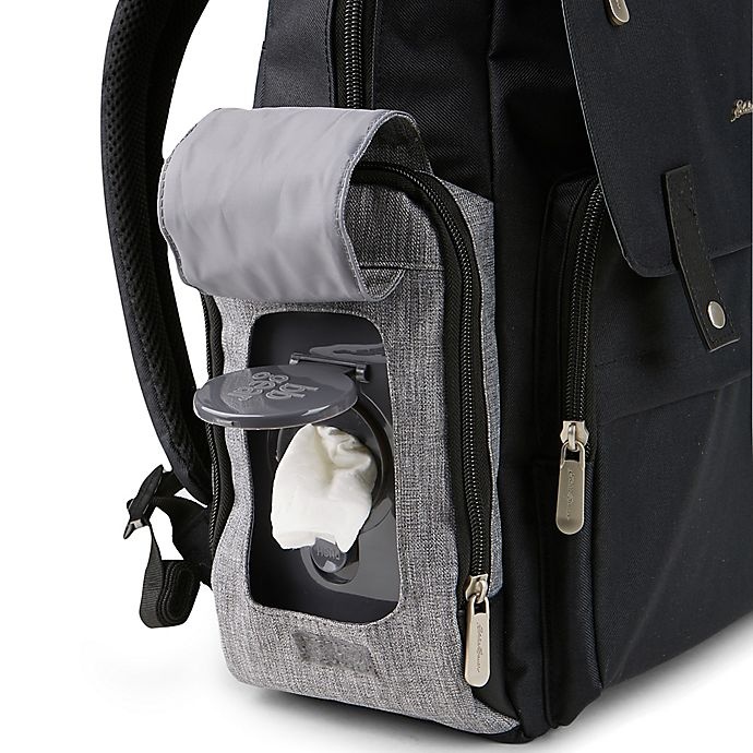 slide 8 of 10, Eddie Bauer Crosstown Backpack Diaper Bag - Black, 1 ct