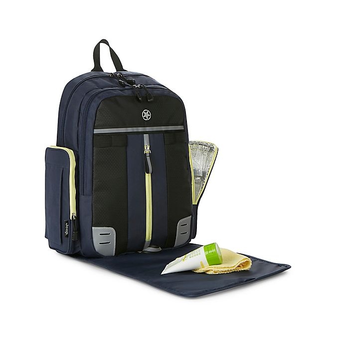 slide 5 of 12, Jeep Adventurers Diaper Backpack - Navy, 1 ct