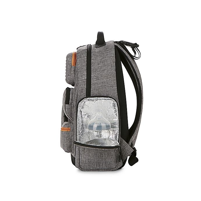 slide 7 of 11, Jeep Adventurer's Diaper Backpack - Grey/Tan, 1 ct