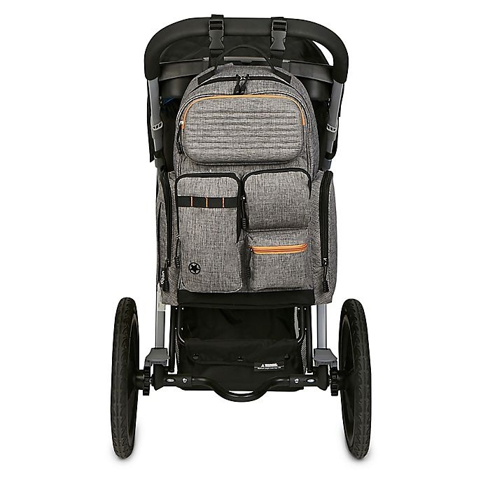 slide 11 of 11, Jeep Adventurer's Diaper Backpack - Grey/Tan, 1 ct