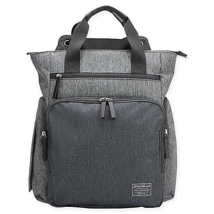 slide 1 of 14, Eddie Bauer Places & Spaces Departure Hybrid Diaper Backpack - Grey, 1 ct