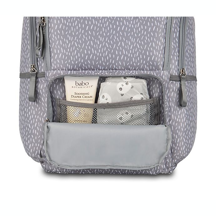 slide 5 of 10, Bananafish Logan Backpack Diaper Bag - Grey, 1 ct