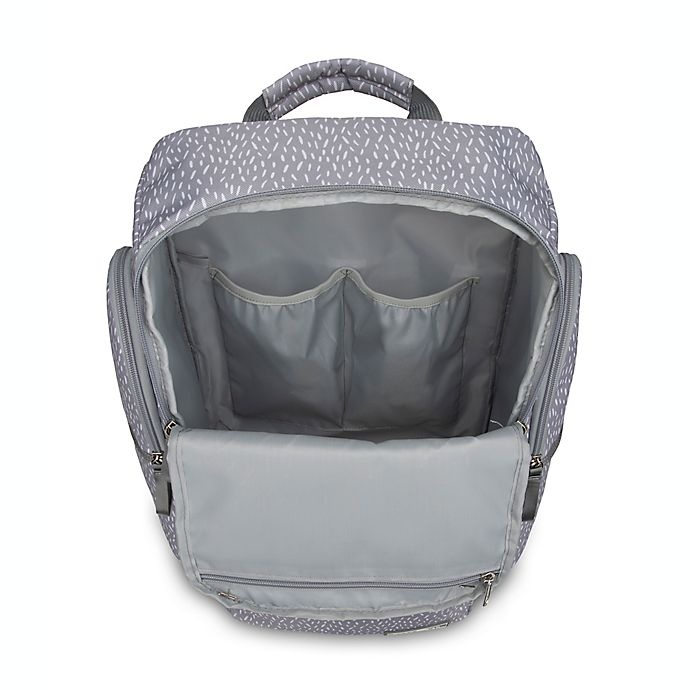 slide 7 of 10, Bananafish Logan Backpack Diaper Bag - Grey, 1 ct